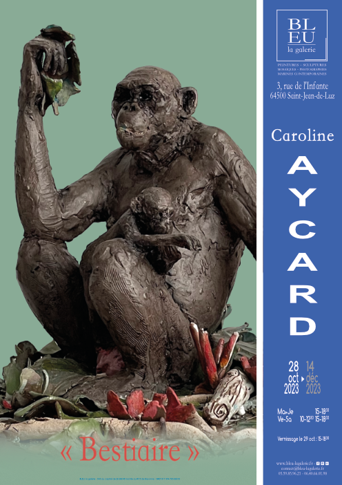 affiche expo Caroline Aycard